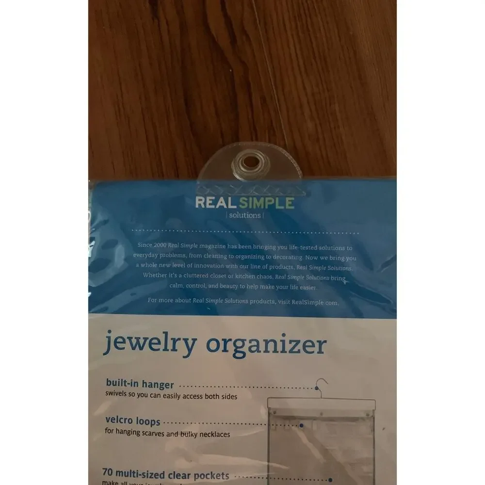 Real Simple Hanging Jewelry Organizer